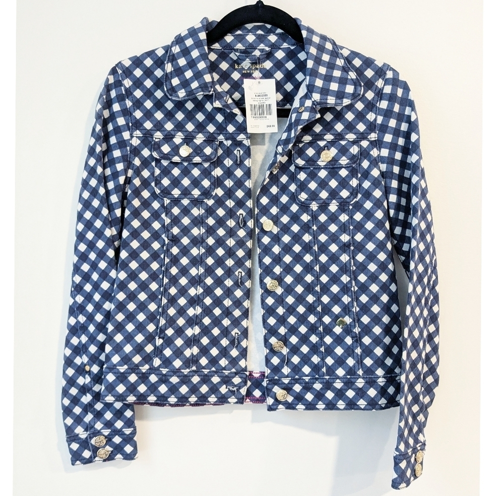 Kate Spade Broome Street Ginham Denim Jacket